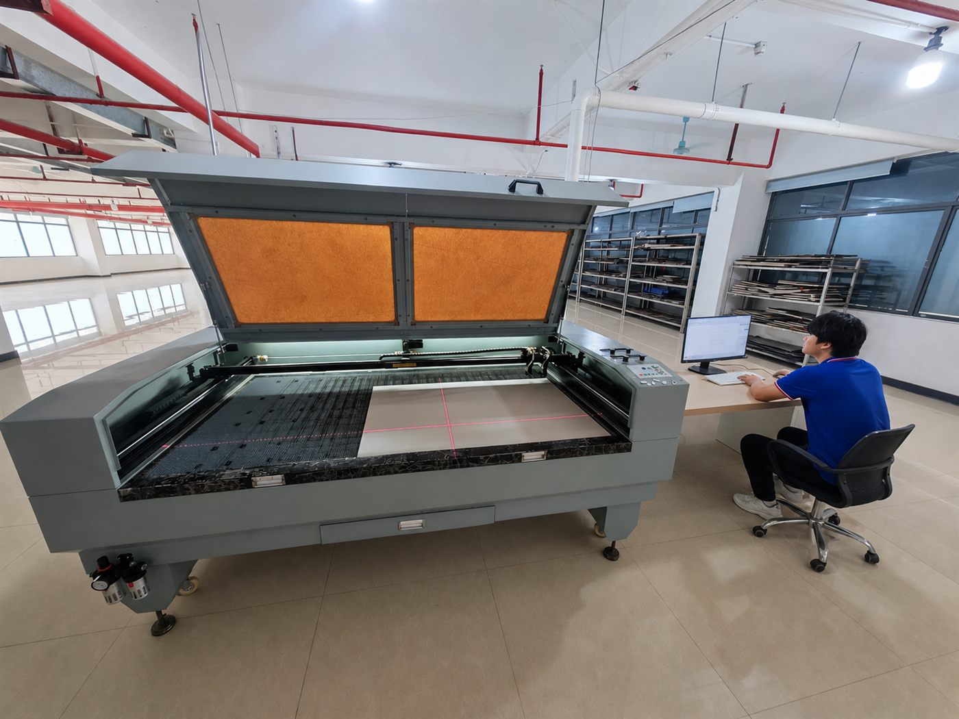 Laser cutting of materials for soft-goods and board parts